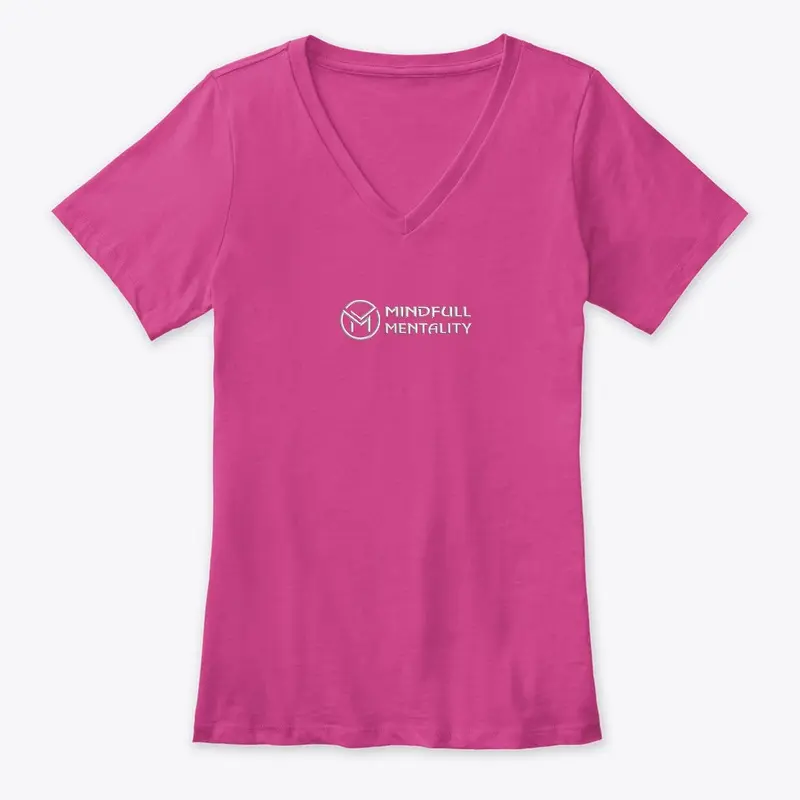 MM Logo Women's Premium V Neck Tee