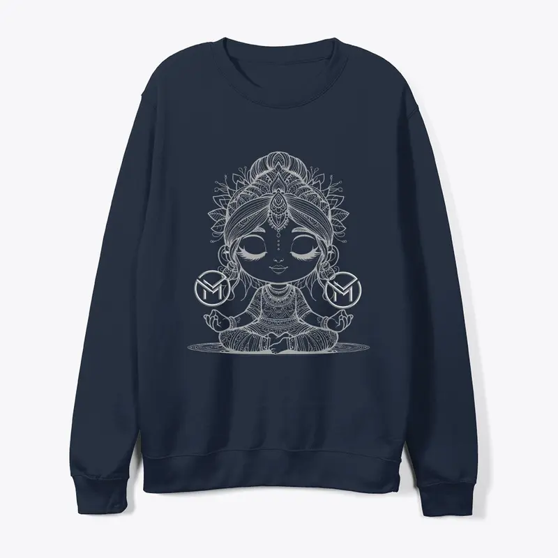 MM Logo Printed Crewneck Sweatshirt 