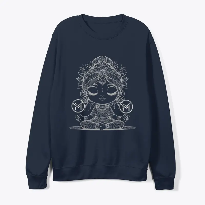 MM Logo Printed Crewneck Sweatshirt 