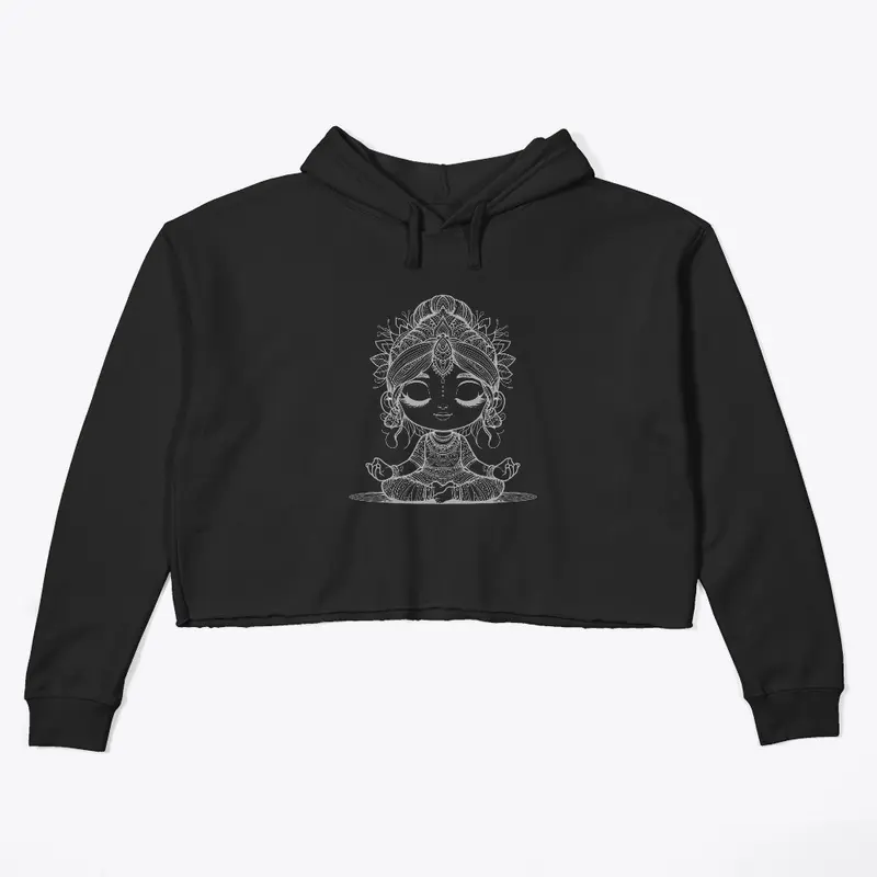 MM Logo Women's Crop Hoodie